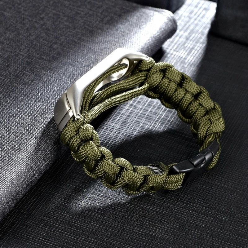 Fashion Rope Braided Sport Nylon Bracelet Watch Strap